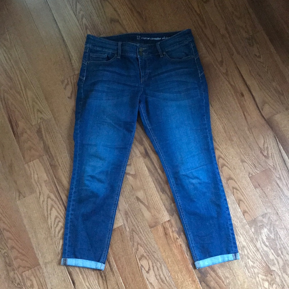 NY & Co Curve creator skinny ankle jeans